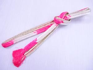 リサイクル　和装小物　帯締め　振袖用　金糸　正絹　手組　平組